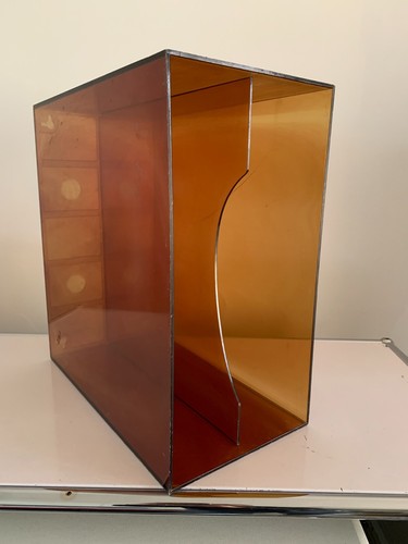 Boite plexi fume vintage - boite,