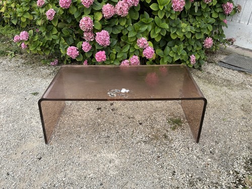 Table basse plexiglass fume - en,