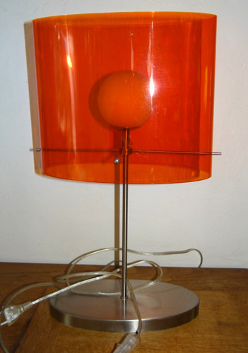 Belle lampe inox plexiglass - belle,